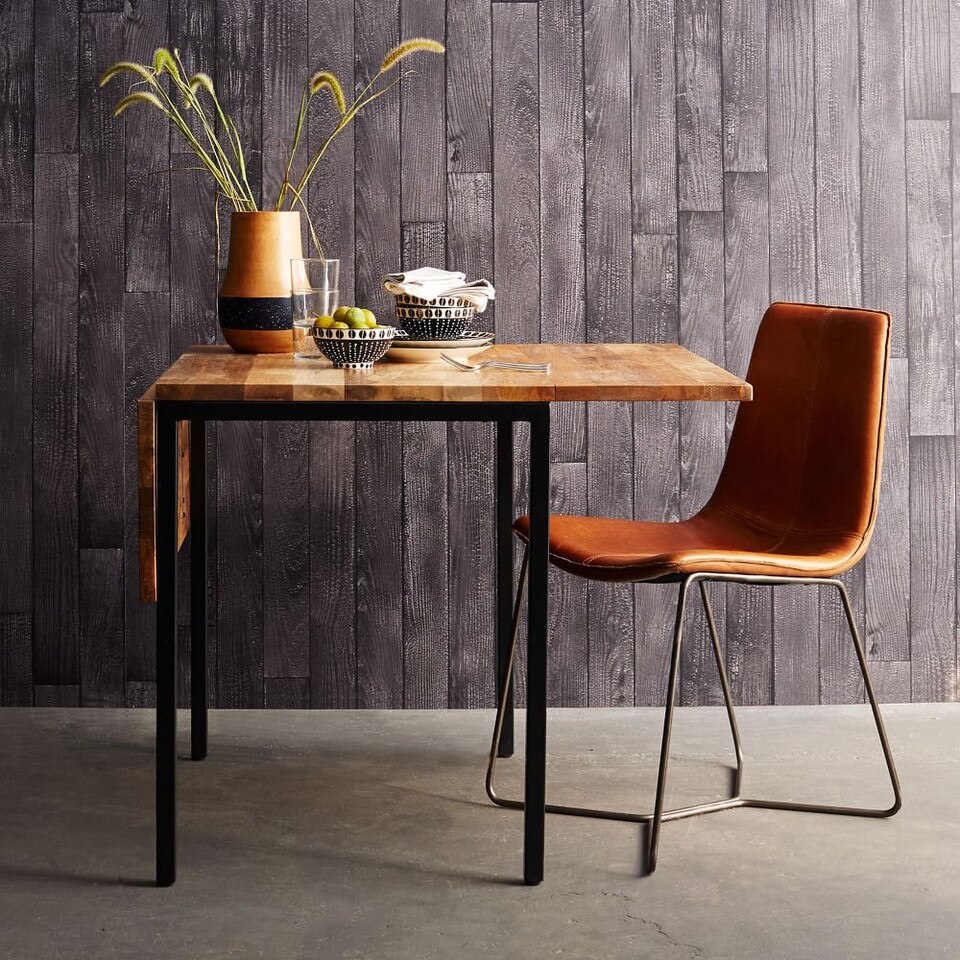 Slope Leather Dining Chair (Set of 2)